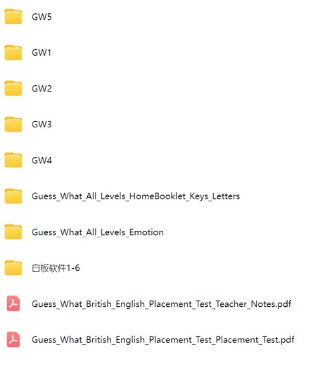 剑桥少儿零起点国际英语《Cambridge Guess What!》1-6级全 学生/教师用书+练习册+音/视频+软件等第2张-惠学吧 Image
