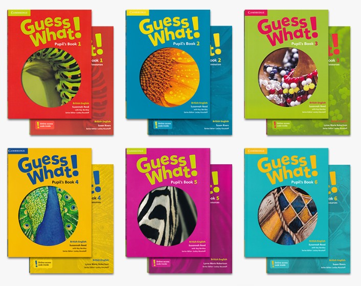 剑桥少儿零起点国际英语《Cambridge Guess What!》1-6级全 学生/教师用书+练习册+音/视频+软件等第1张-惠学吧 Image