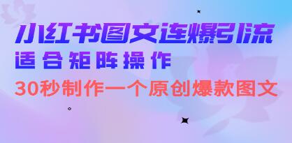小红书单篇图文连爆秘籍 单图文爆了近100精准粉